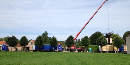 Nieuwbouw te Landegem (Oost-Vlaanderen)